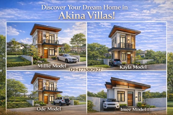 Akina Villas Model Units House and Lot for Sale in Brgy Tangub Bacolod City