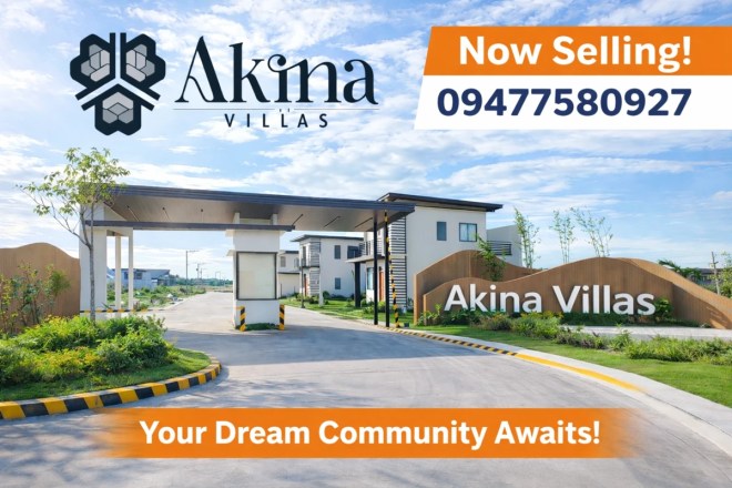 Akina Villas entrance gate and community Bacolod House and Lot For Sale