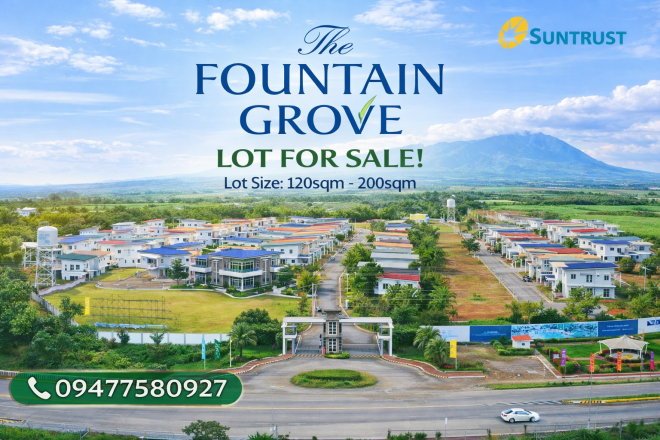 The Fountain Grove Lot For Sale in Boundary of Bacolod City and Talisay City